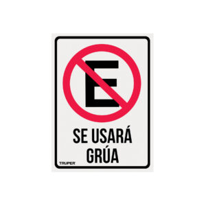 Letrero de señalización "NO ESTACIONARSE", 25 x 34 cm